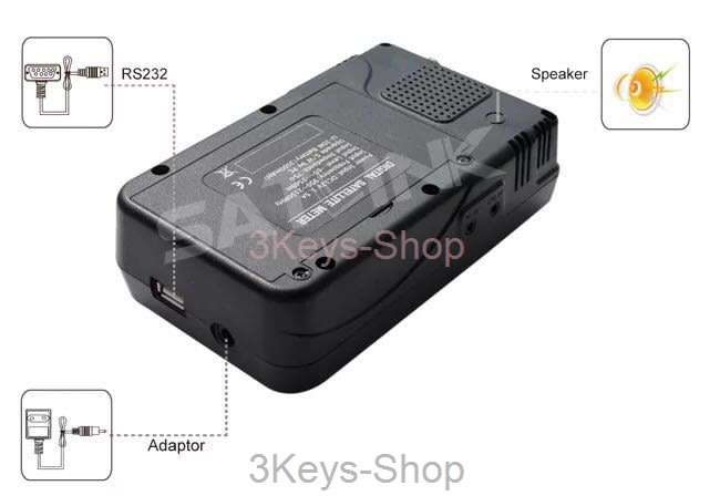 Digital Satellite Signal Finder Meter SATlink WS-6906 3.5 - Inch DVB-S FTA Data