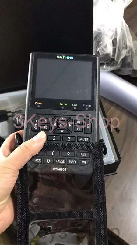 Digital Satellite Signal Finder Meter SATlink WS-6906 3.5 - Inch DVB-S FTA Data