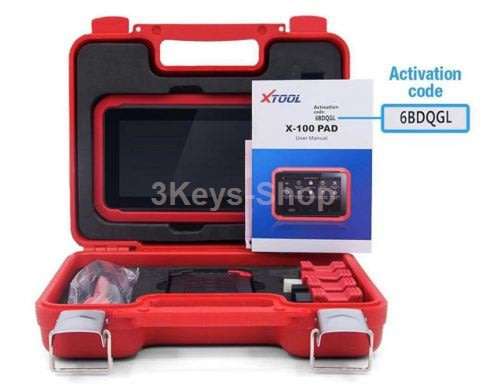 XTOOL X100 PAD Auto Key Programmer EPB/TPS/Oil/Throttle/DPF Reset OBDII Diagnostic Tool