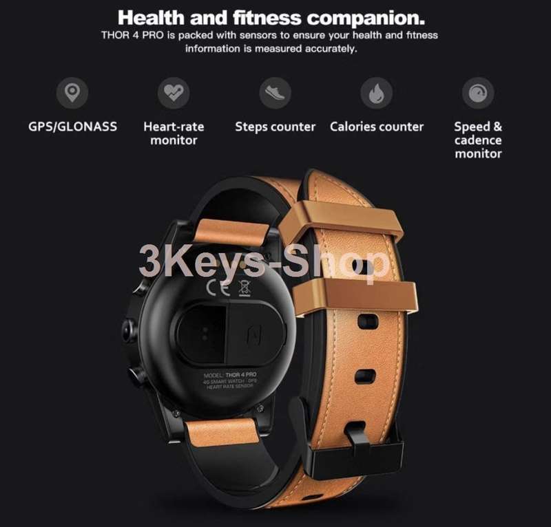 Zeblaze THOR 4 Pro 4G WIFI GPS 1.6 inch LTPS Crystal Display 1+16G Android7.1 Watch Phone