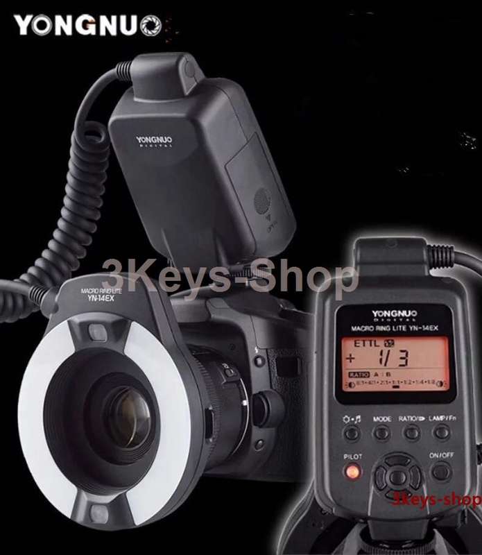 YongNuo YN-14EX TTL Macro Ring Lite Flash Light for Canon EOS DLSR Camera