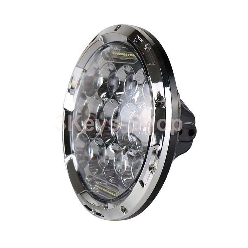 2PCS 75W Headlamp 7 Inch Jeep Wrangler Led Headlight with DRL for Wrangler JK TJ Cruiser Hummer H1
