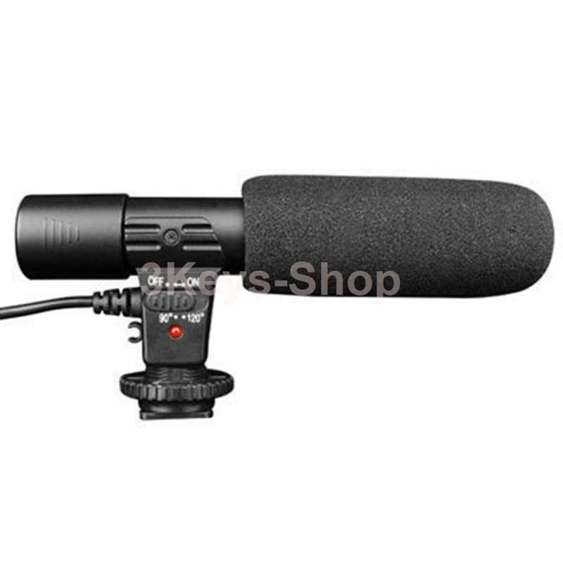MIC-01 SLR Camera DV Stereo Camera Professional 3.5mm Recording Microphone Microphones