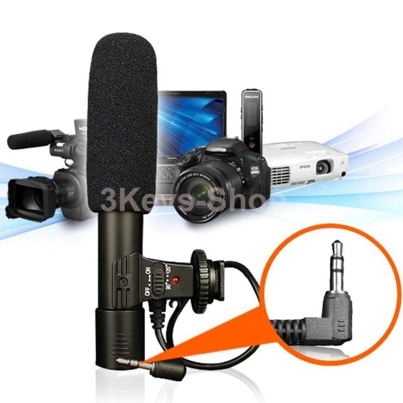 MIC-01 SLR Camera DV Stereo Camera Professional 3.5mm Recording Microphone Microphones