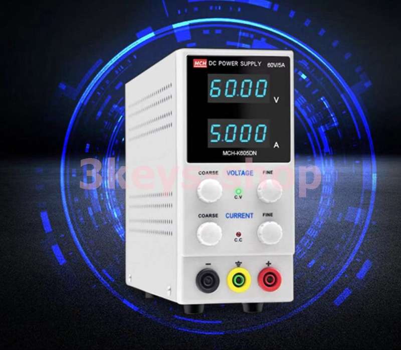New Adjustable DC Power Supply 60V/5A Digital Display High Precision Current Meter