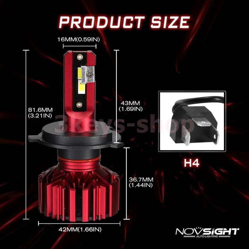 10000LM LED Headlight Bulbs Conversion Kit.Hi/Lo Beam Headlamp, Dual Beam Head Light, HID or Halogen
