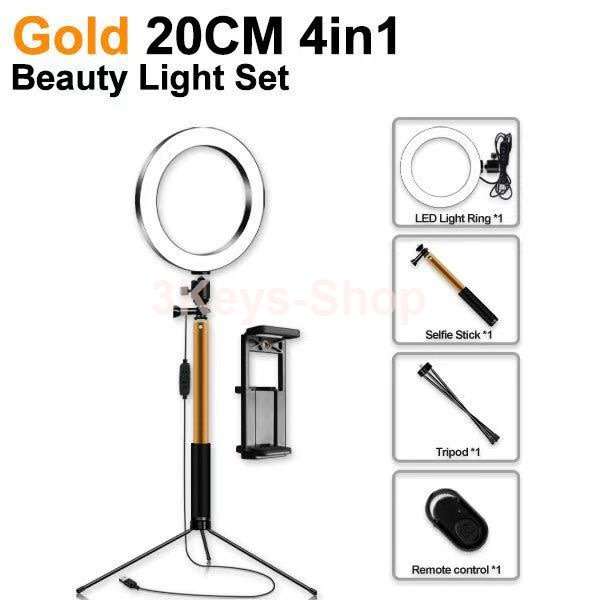 26CM 10inchLive Fill Light LED Ring Light Beauty Light Live Tripod cell Phone Beauty Fill Light
