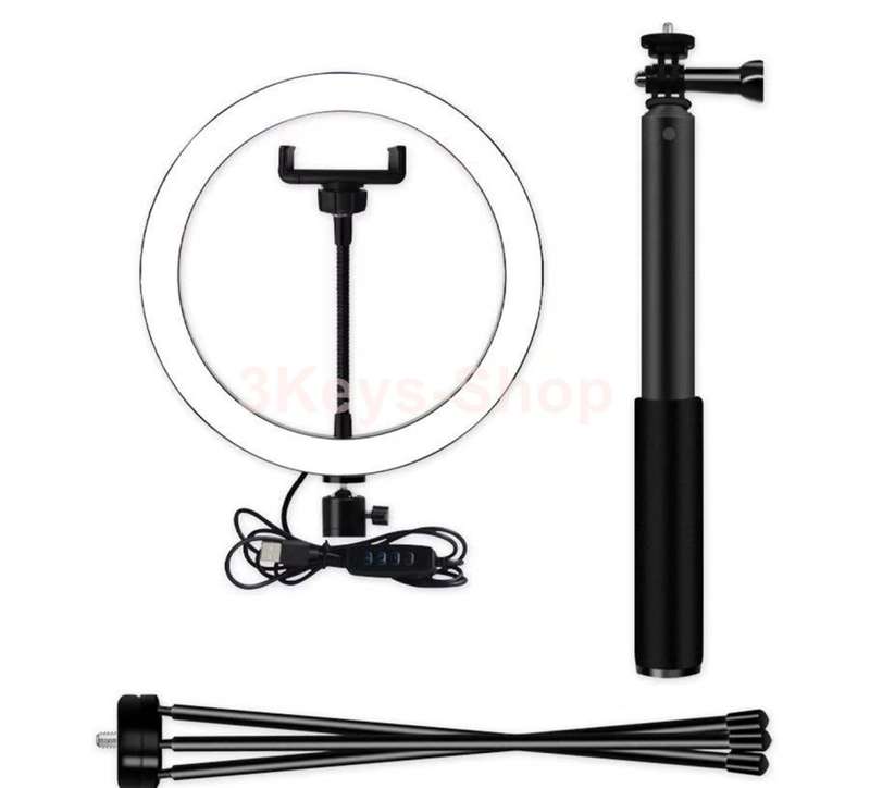 26CM 10inchLive Fill Light LED Ring Light Beauty Light Live Tripod cell Phone Beauty Fill Light