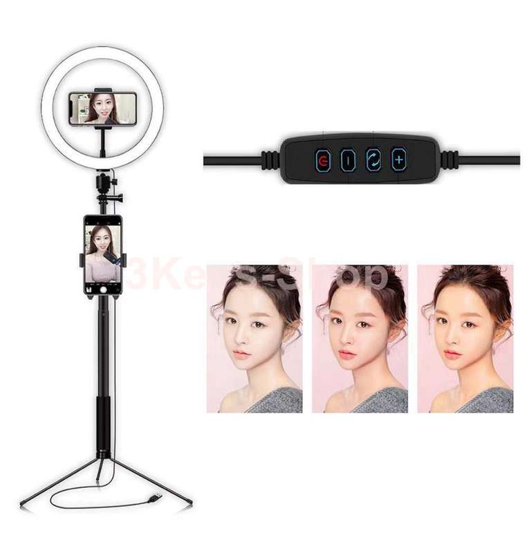 26CM 10inchLive Fill Light LED Ring Light Beauty Light Live Tripod cell Phone Beauty Fill Light