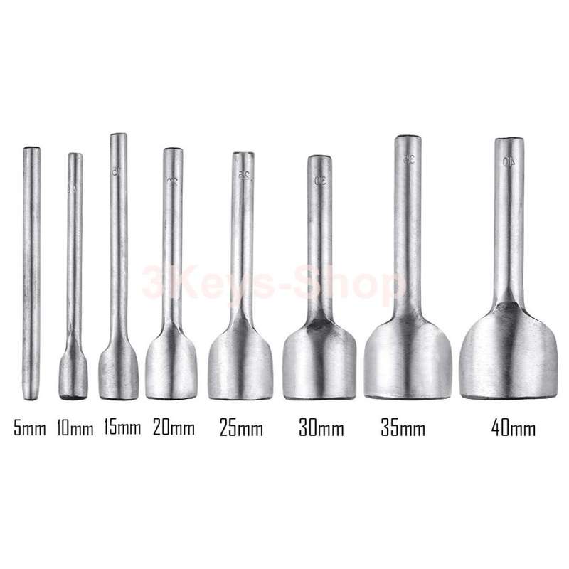 10 leather craft tools 5-50mm1/2 semi-circle chopping