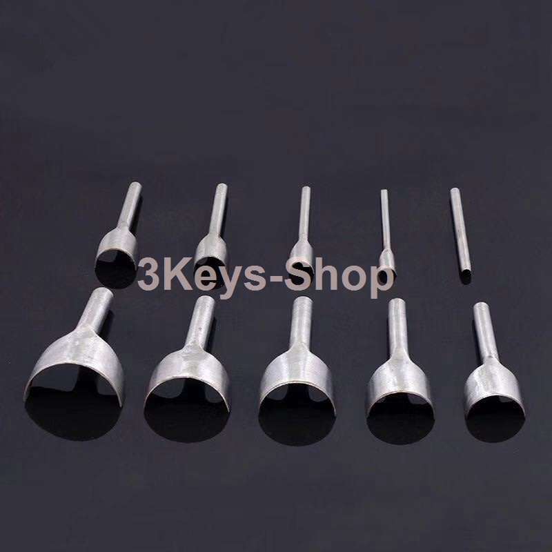10 leather craft tools 5-50mm1/2 semi-circle chopping