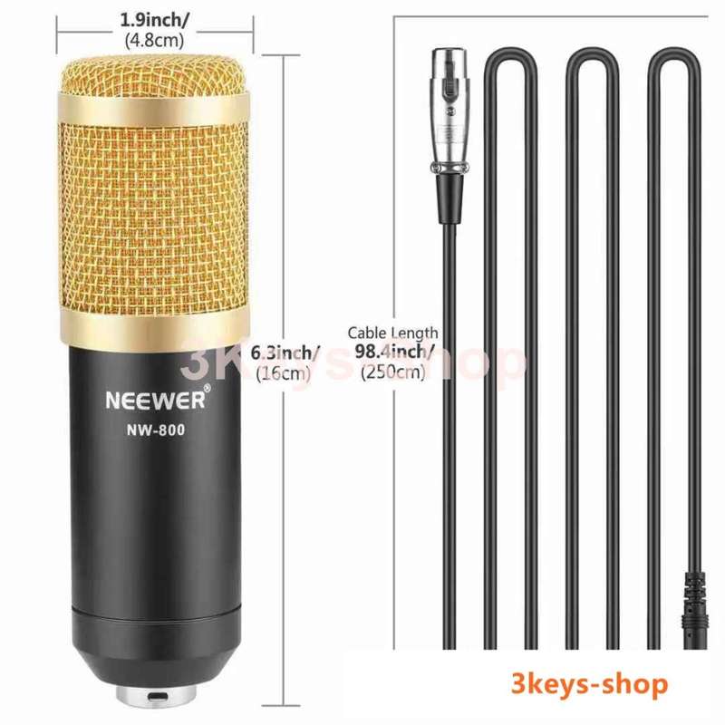 Neewer NW-800  Professional Studio Broadcasting & Recording Microphone Set