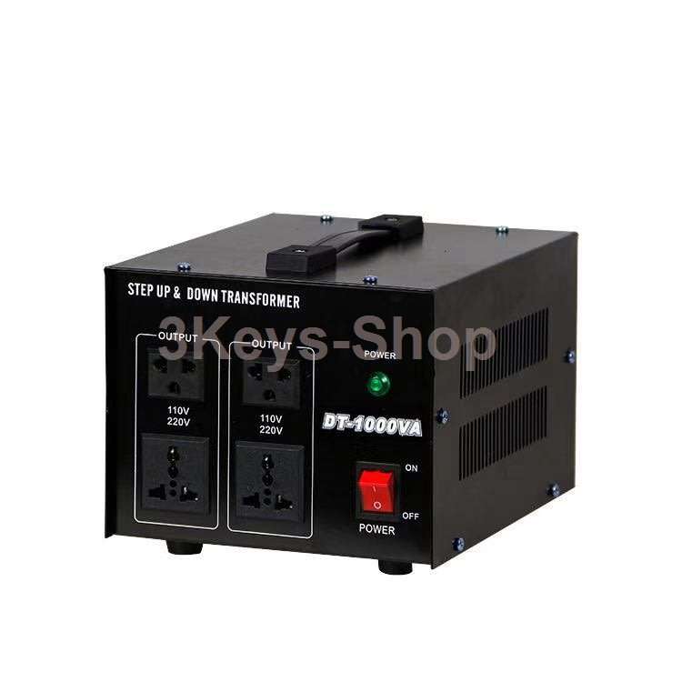 Voltage Transformer 1000W Step Up/Down Converter 110V/120Volt - 220V/240Volt DT-1000VA Automatic Vo