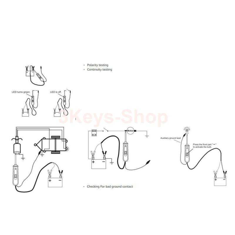 ALLOSUN EM285 Electric Circuit Tester