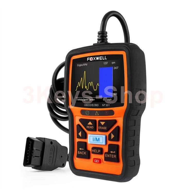 FOXWELL NT301 OBD2 Scanner Professional Enhanced OBDII Diagnostic Code Reader