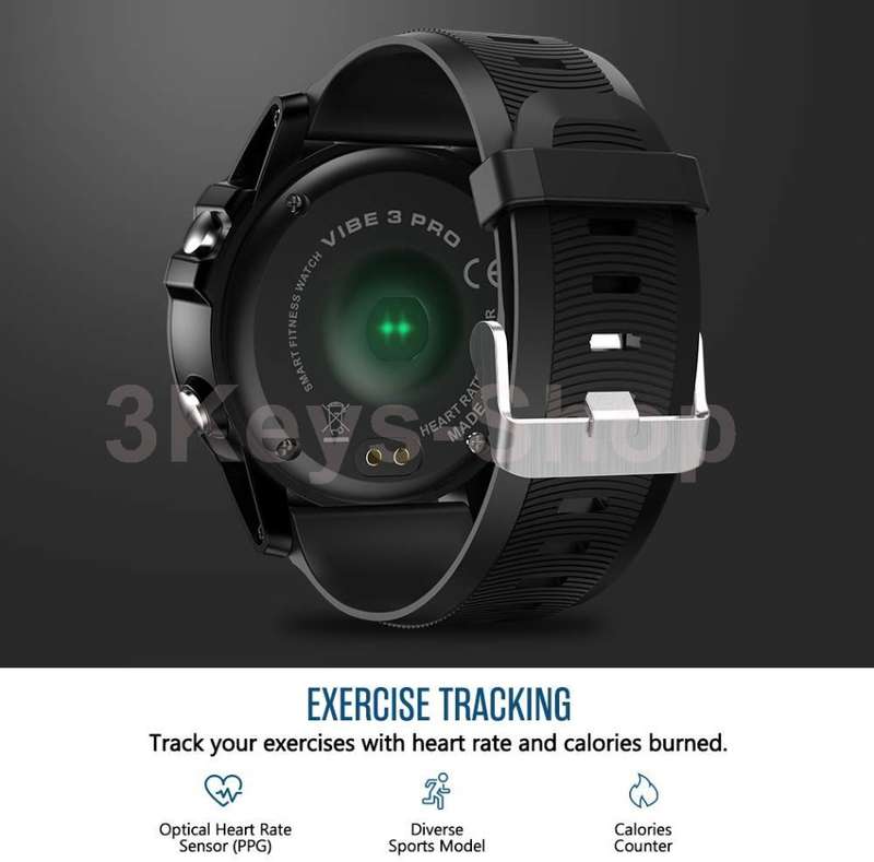 Zeblaze Vibe 3 PRO Smart Watch,Heart Rate IP67 Waterproof Bluetooth 4.0 Smartwatch Smart Sports Watc