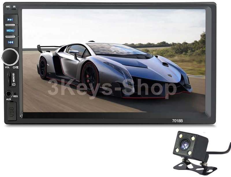 General Car Models 7'' inch LCD Touch Screen Car Radio Player Bluetooth Car Audio+ Rear