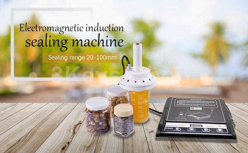 Manual Induction Bottle Cap Sealer 15-100mm Handheld Jar Heat Sealing Machine for Plastic Glass Bot