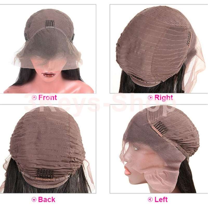 Deep Wave lace Front Wigs with Baby Hair Pre Plucked Brazilian Deep Wave Lace Front WigFull End Lac