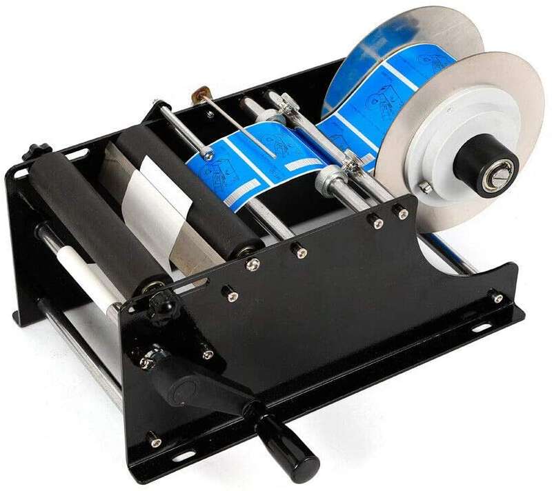 Manual Labeling Machine, Round Bottle Sticker Label Machine Labeler 30Times/Minute