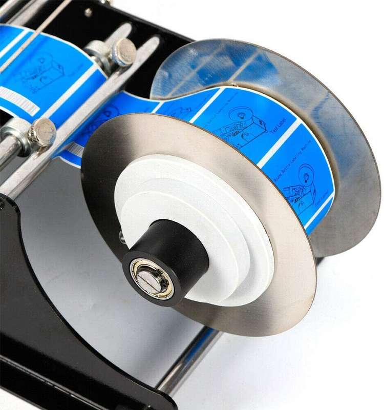 Manual Labeling Machine, Round Bottle Sticker Label Machine Labeler 30Times/Minute