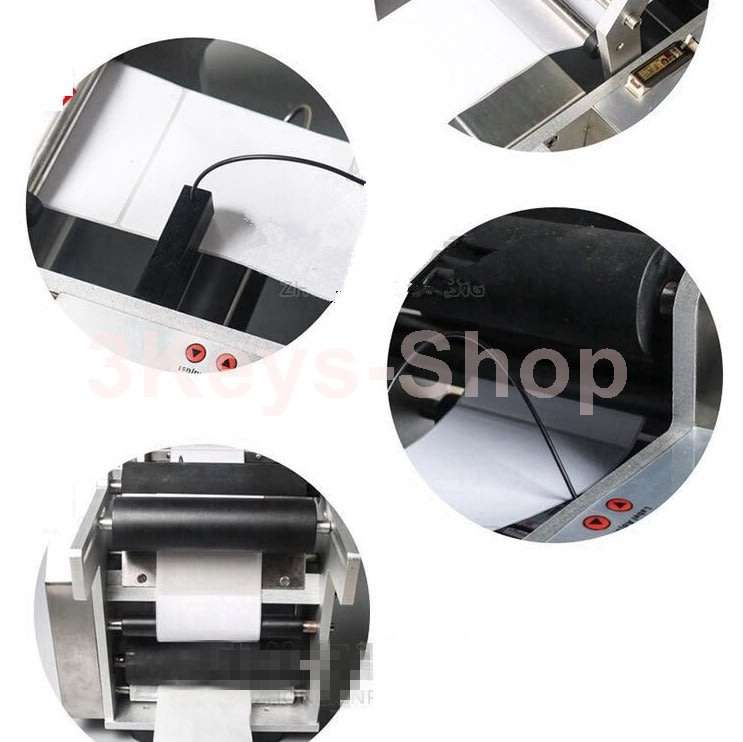 Automatic labeling machine for round bottles