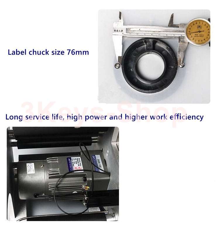 Automatic labeling machine for round bottles