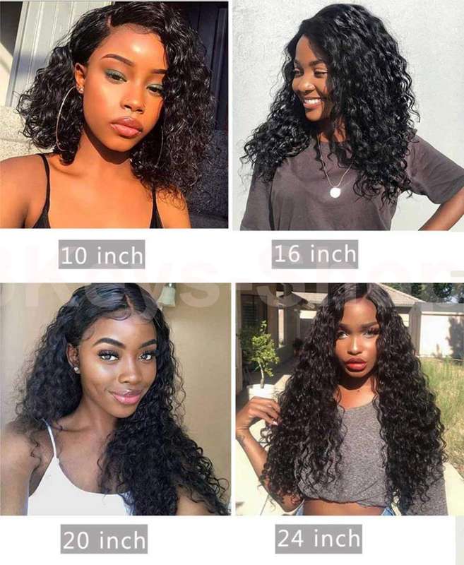 Hair Water Wave Lace Front Wigs  Baby Hair 150% Density Brazilian Wet and Wavy Wigs Hair Lace Front