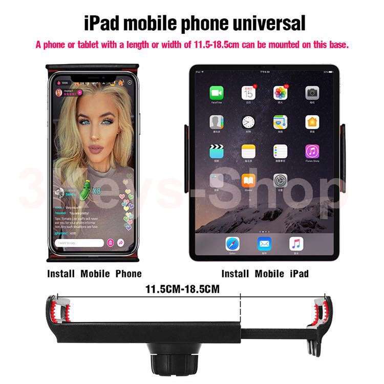 26cm Ring Light for iPad, LED Ring Light with Tripod Stand, Dimmable Makeup Light, YouTube