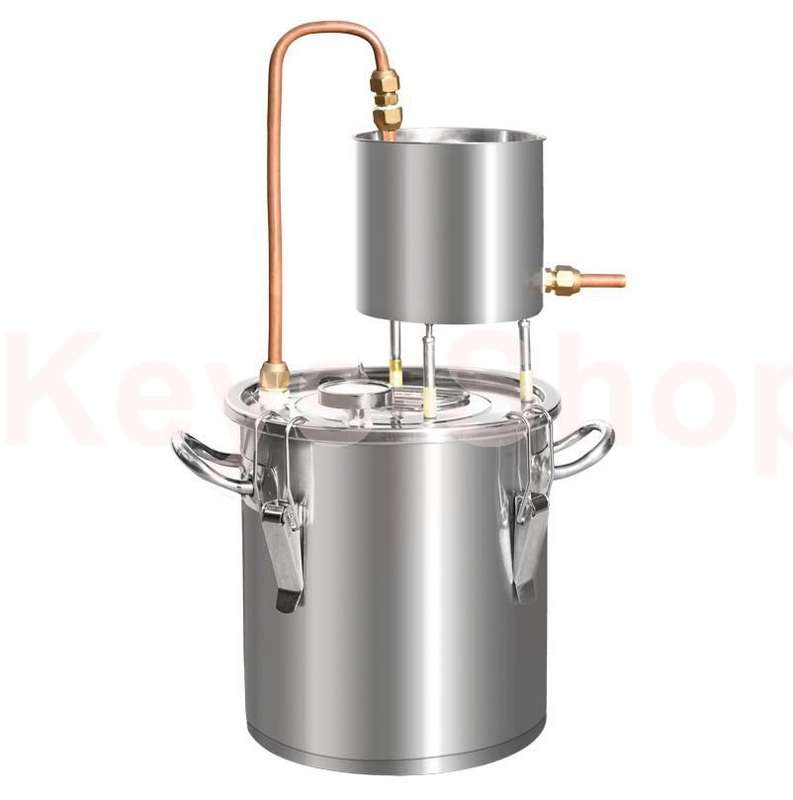 33 Litres Alcohol  Ethanol Still Spirits Stainless Steel Boiler Water Home Distiller Wine Making Ki