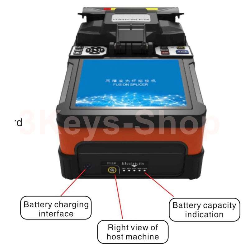 Fiber Fusion Splicer Automatic Focus A-81S FTTH Fiber Precision Optical Fusion Splicer Kit