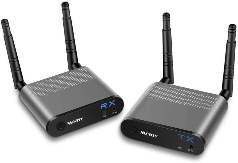measy 5.8GHz Wireless Transmission System Wireless HDMI Extender Transmitter Receiver Video WiFi 100