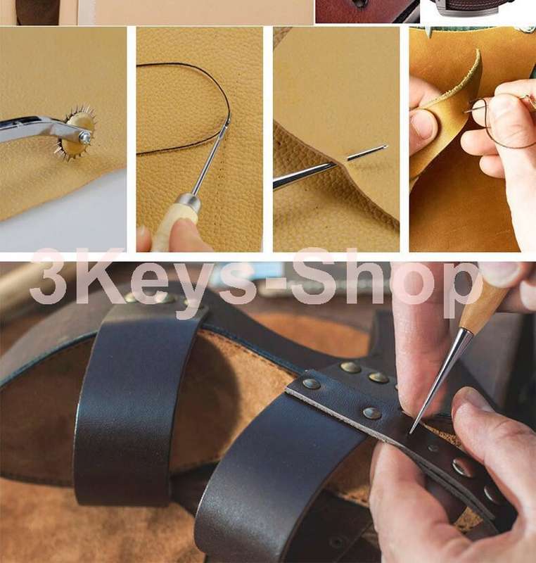 Leather hand tools 183 leather DIY kit, embossed/rivet leather tool kit