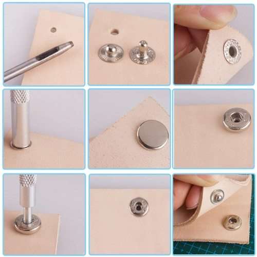 Leather hand tools 183 leather DIY kit, embossed/rivet leather tool kit