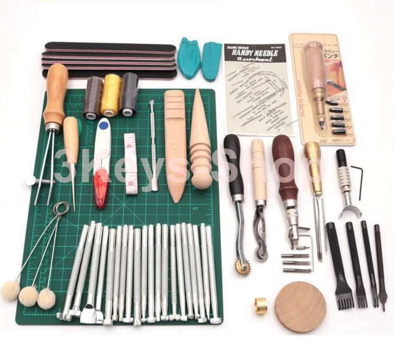 Leathercraft Tools Kit Leather Punch Hand Sewing Tool Set