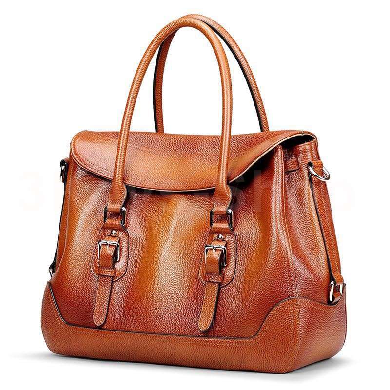 Women's Genuine Leather Purses and Handbags, Satchel Tote Shoulder Bag