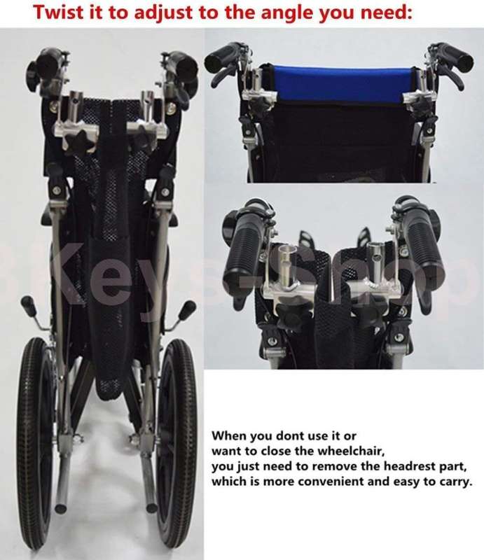 Neck Support Wheelchair Accessories Adjustable Wheelchair Headrest Cushion Pillow,Neck Backrest Sup