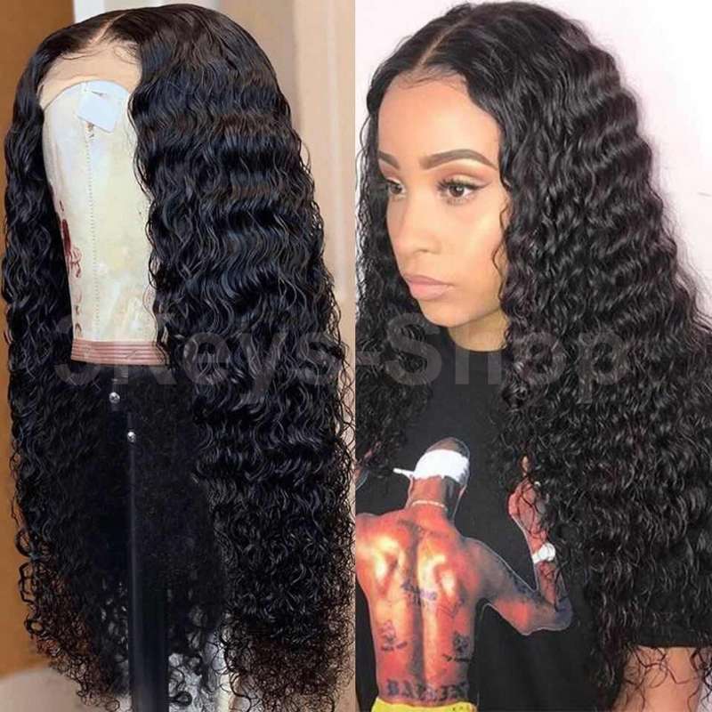 Lace Front Hair Wigs for Women Pre Plucked Hairline 150% Denisty Brazilian Curly Wave Lace Front Wig