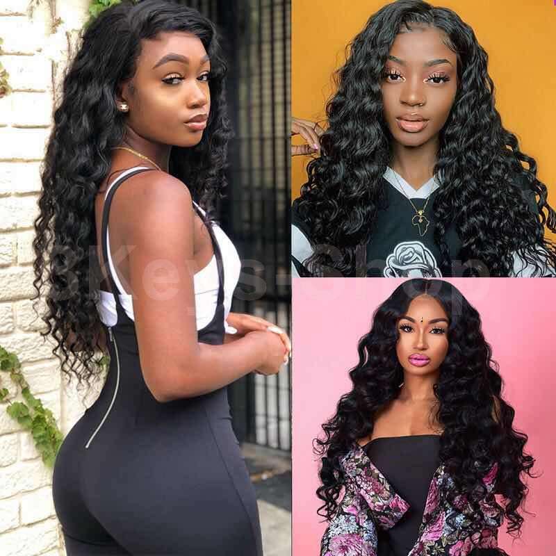 Lace Front Hair Wigs for Women Pre Plucked Hairline 150% Denisty Brazilian Curly Wave Lace Front Wig
