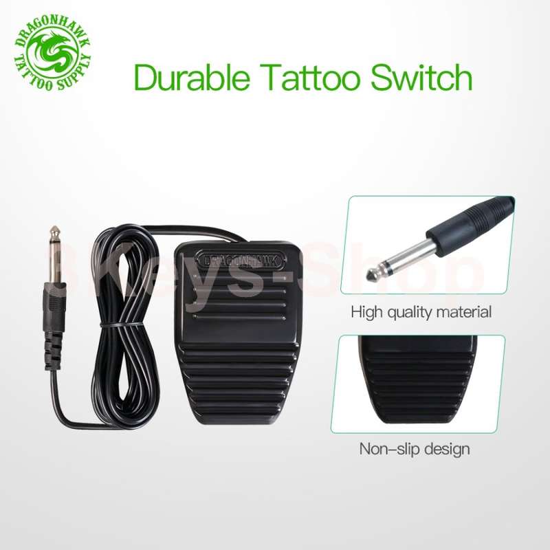 Dragonhawk Cartridge Tattoo Machine Kit Pen Rotary Tattoo Machine Cartridge Needles Power Supply for