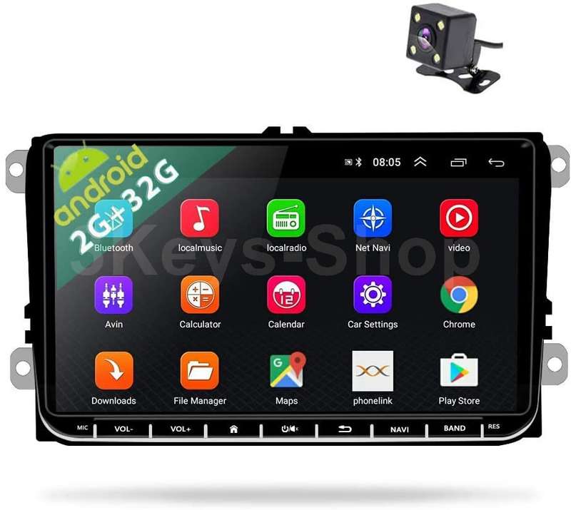 Car Stereo Car 9inch Android 2G RAM+32G ROMIndash Head Unit for Volkswagen Jetta Passat Golf Touran