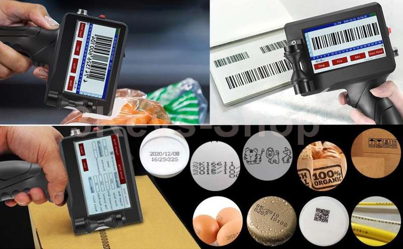 Portable Handheld Intelligent Inkjet Printer &Quick-Drying Inkjet for Barcode/Label/Logo/Code/Variab