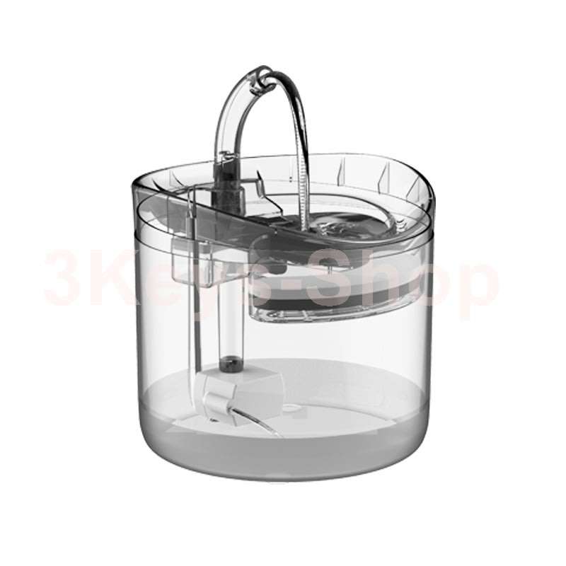 Intelligent Cat Water Fountain With Faucet Dog Water Dispenser Transparent Drinker Pet Drinking Filt