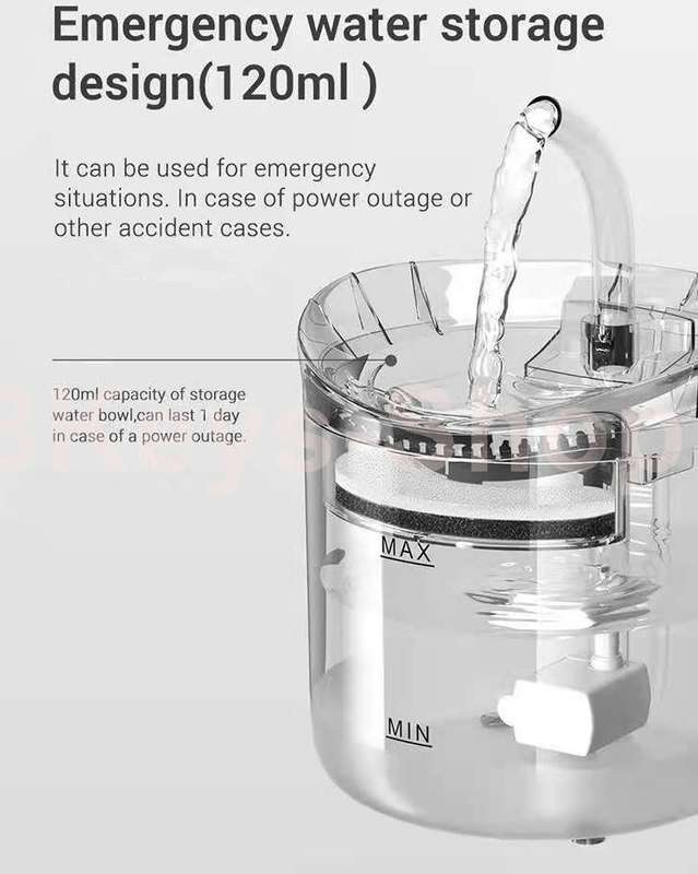 Intelligent Cat Water Fountain With Faucet Dog Water Dispenser Transparent Drinker Pet Drinking Filt