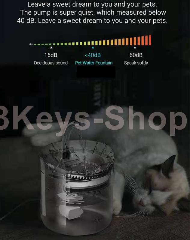 Intelligent Cat Water Fountain With Faucet Dog Water Dispenser Transparent Drinker Pet Drinking Filt