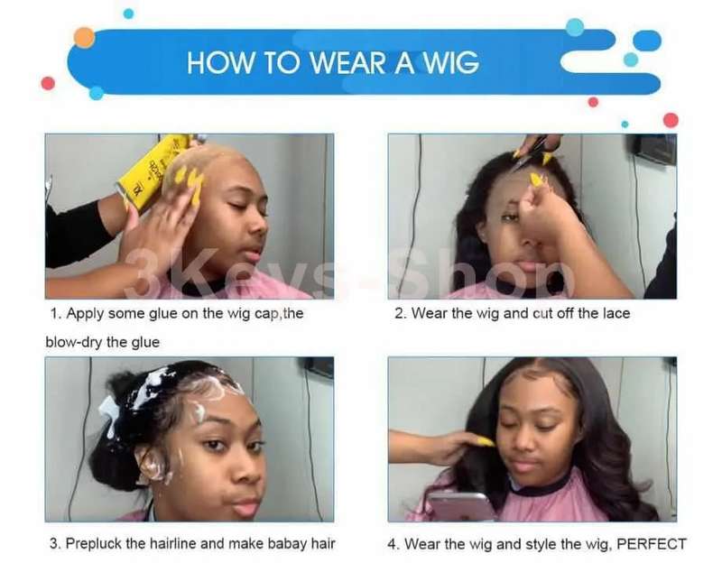 lace closure wigs Brazilian curly wave Lace Front wigs hair curly wigs (14inch)
