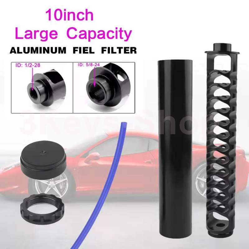 10inch Solvent Trap Fuel Filter 1/2-28  KitsSolvent Filter Parts For NAPA 4003 WIX 24003