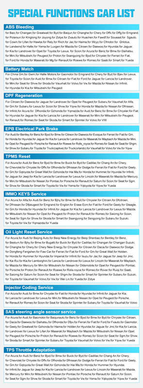 ANCEL X7 Professional OBD2 Scanner TPMS DPF EPB Oil Full System Print Report Engine Scan OBD 2 Car T