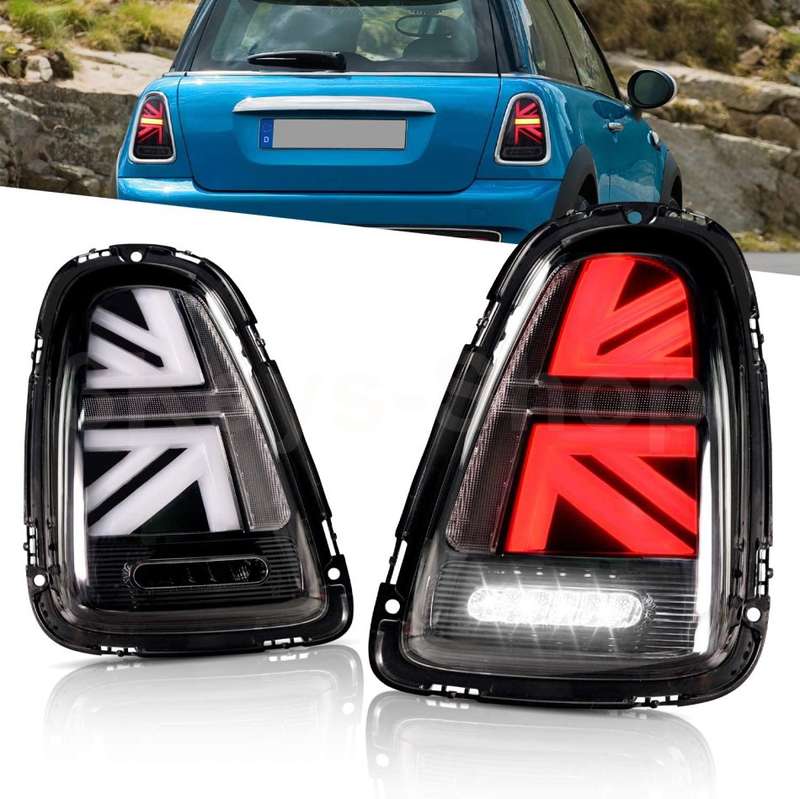 Full LED Tail Lights Assembly Compatible with Mini Cooper & Coopers Hatchback R55 R56 R57 R58 R59 2