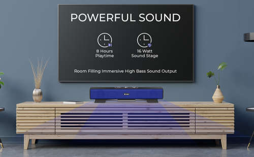 Mobomart 16W Bluetooth Speaker Hi-fi Stereo Sound Surround